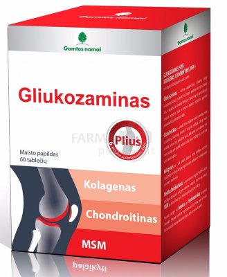 gliukozaminas plius chondroitino kaina